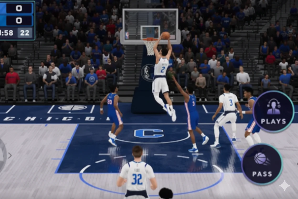 Gameplay screenshot 3 from NBA LIVE Mobile - Sports game